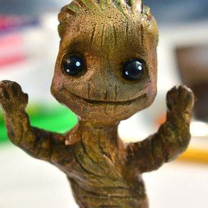 happy groot sticker